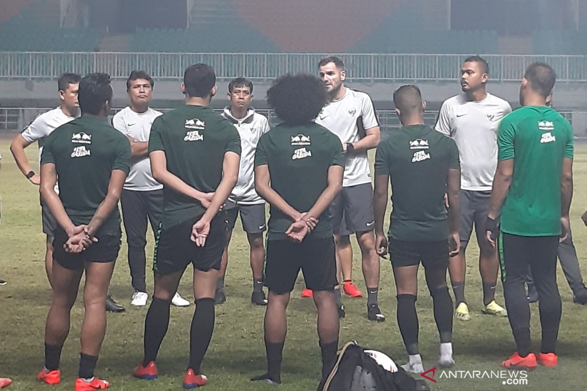 Timnas Indonesia memasang strategi baru pada laga uji coba