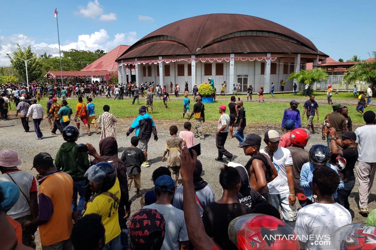 Kapolres: Kondisi kamtibmas di Nabire kondusif usai unjuk rasa