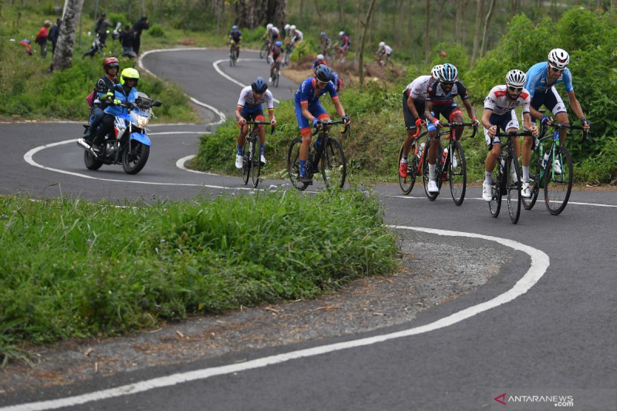 Etape terakhir Tour d'Indonesia, penentuan juara masih berproses