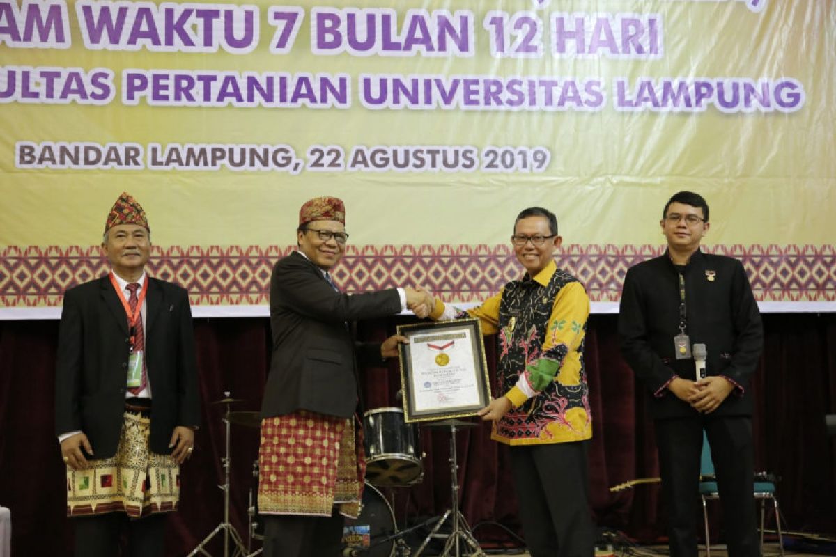 Pemprov Lampung mengapresiasi 26 paten Unila raih MURI
