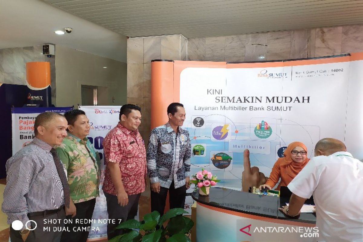 Untuk memudahkan warga bayar PBB, Bank Sumut buka lima loket pembayaran