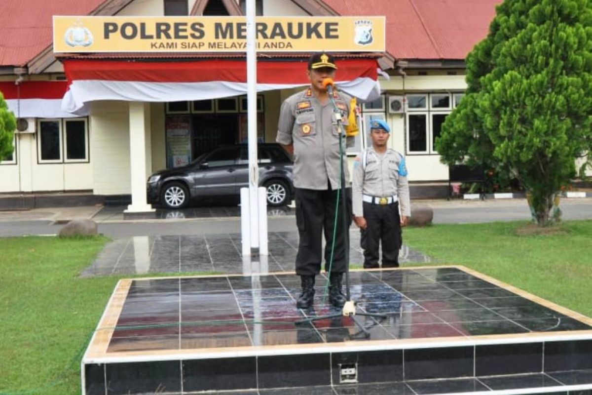 Kapolres Merauke imbau warga tidak terprovokasi demonstrasi bernuansa anarkis