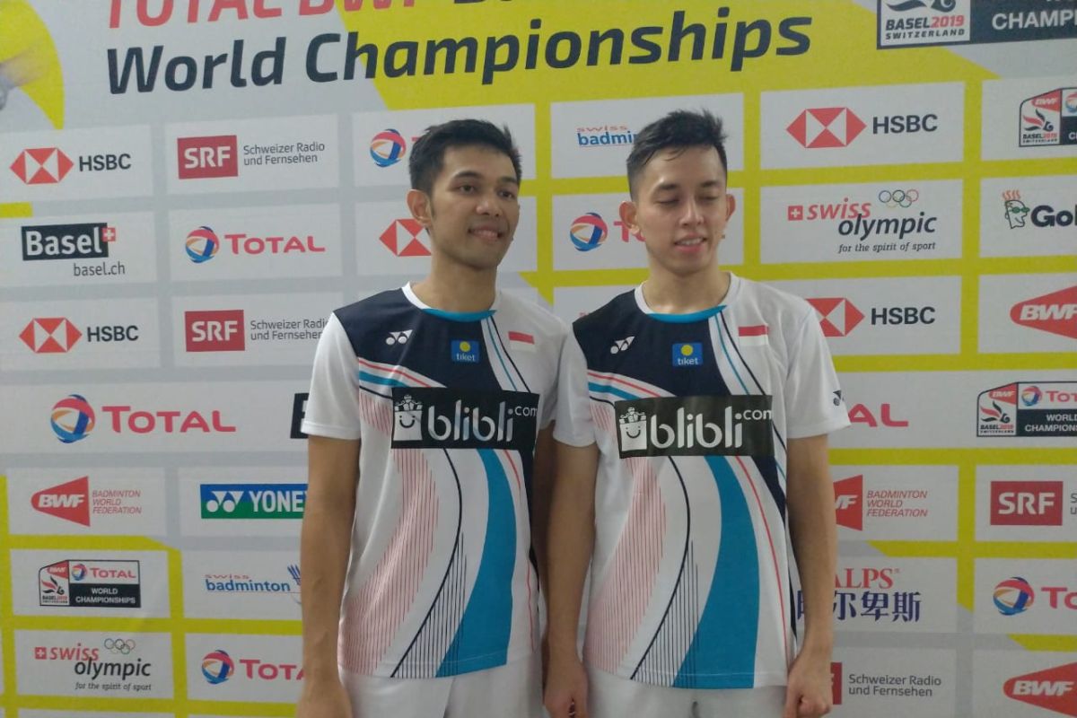 Fajar/Rian mengikuti Ahsan/Hendra ke 16 besar Kejuaraan Dunia