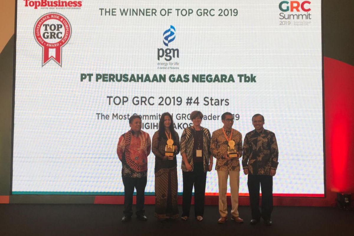 PGN raih dua penghargaan pada TOP GRC 2019