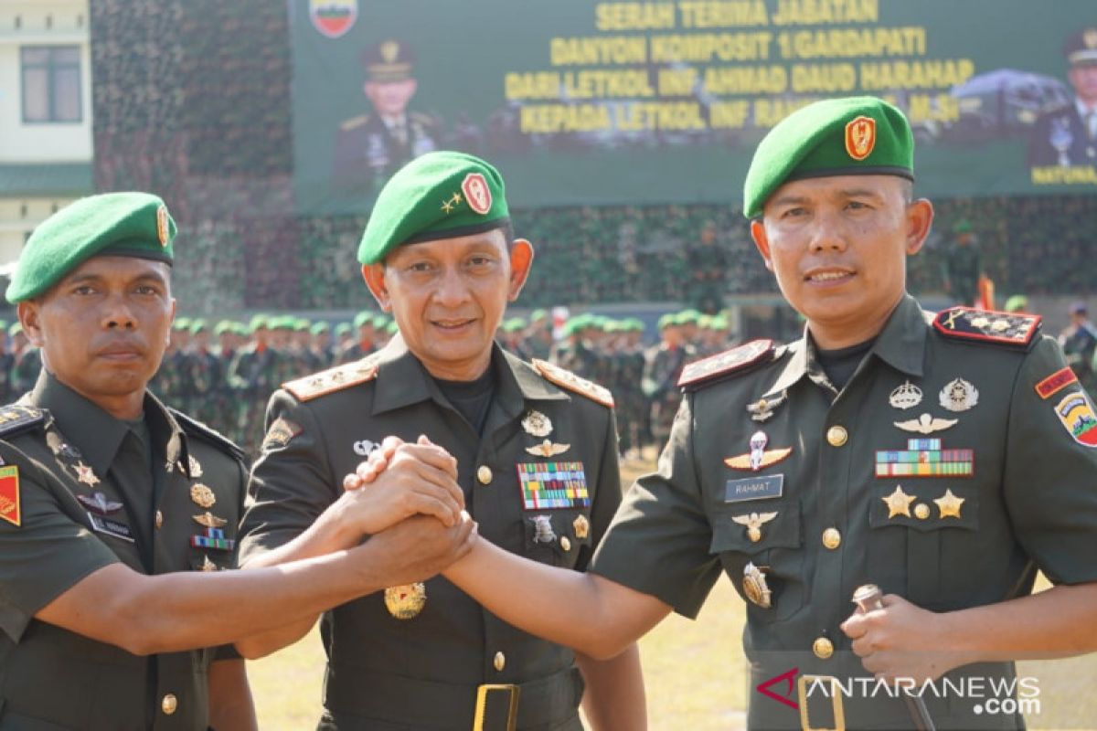 Pangdam Bukit Barisan hadiri sertijab Danyon Komposit Gardapati Natuna