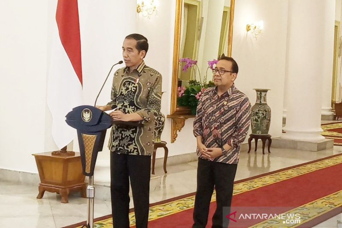 Jokowi sebut soal lokasi pemindahan ibu kota masih tunggu kajian