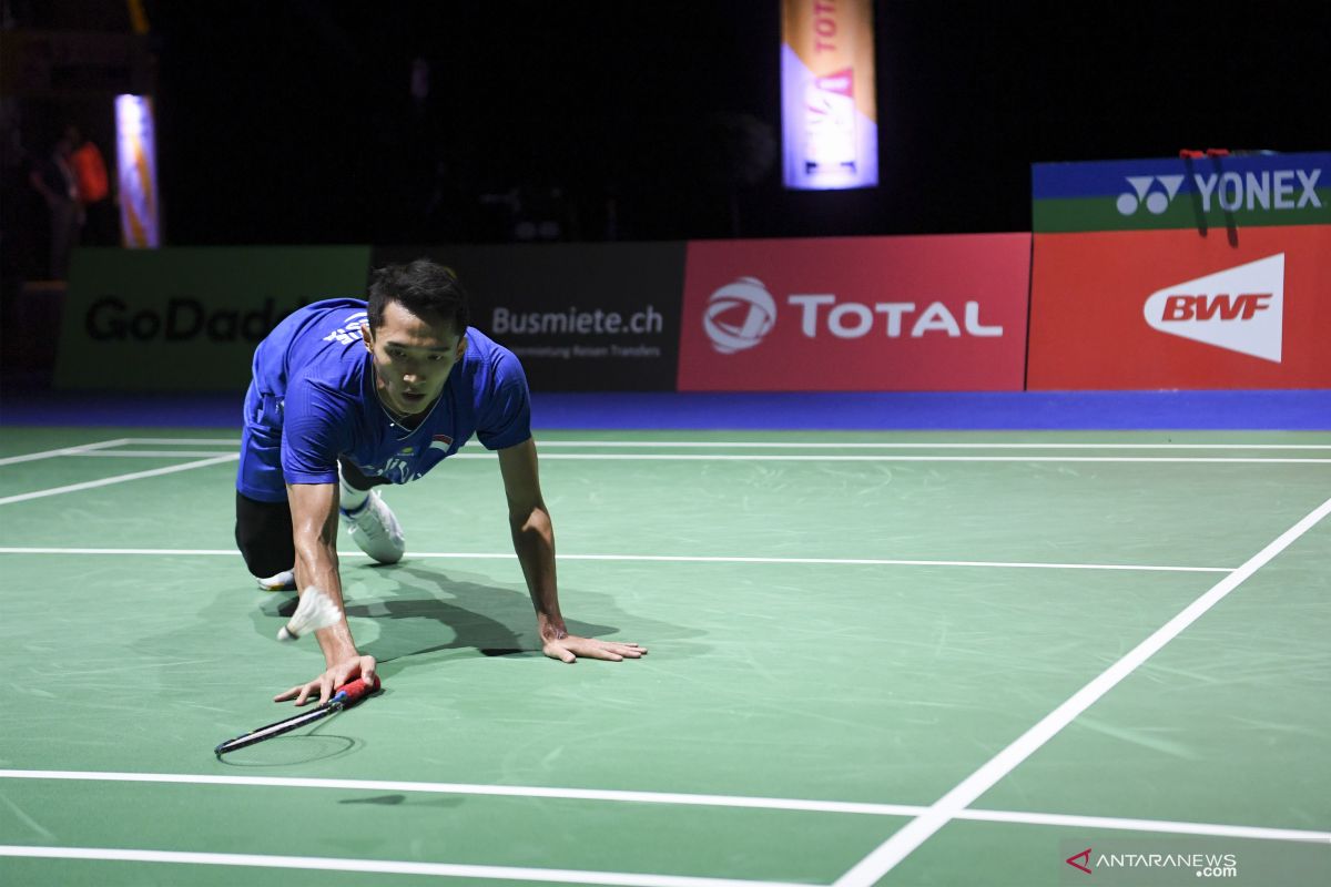 Ginting tumbang, Jonatan  ke perempat final Korea Open