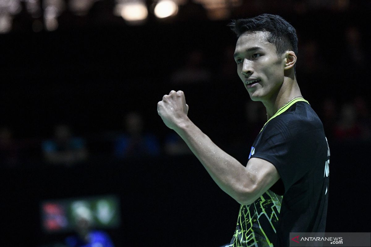 Jonatan Christie awali perjuangan Indonesia di perempat final