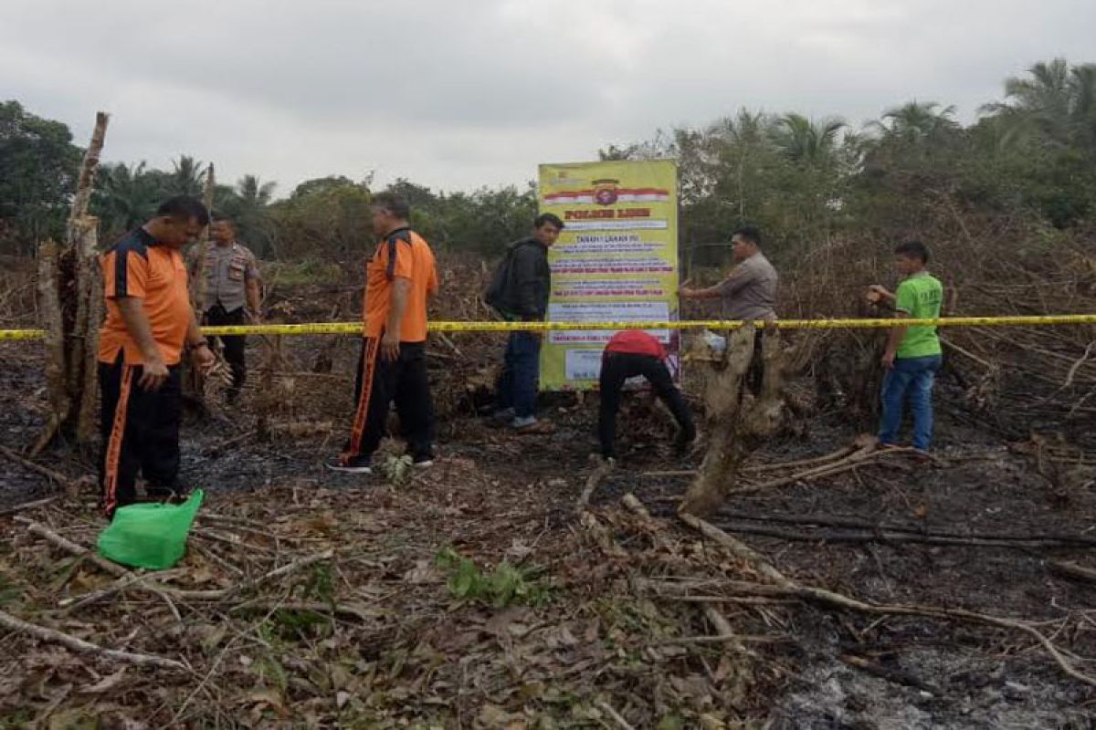 Polisi amankan lima pelaku diduga bakar lahan