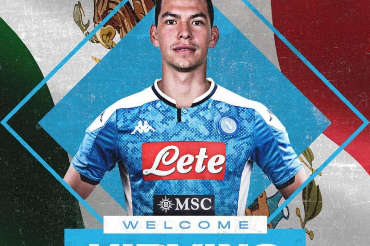 Napoli pecahkan rekor transfer untuk Hirving Lozano