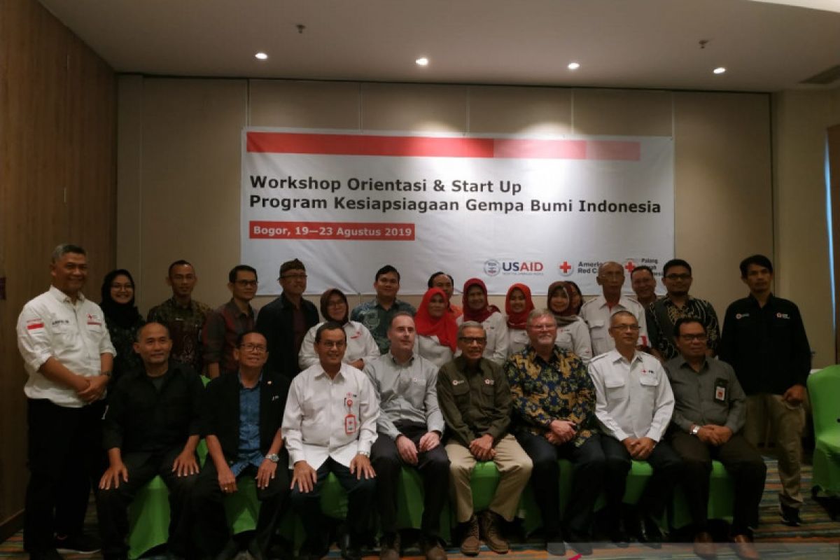 PMI  Amcross dan USAID luncurkan program kesiapsiagaan bencana gempa