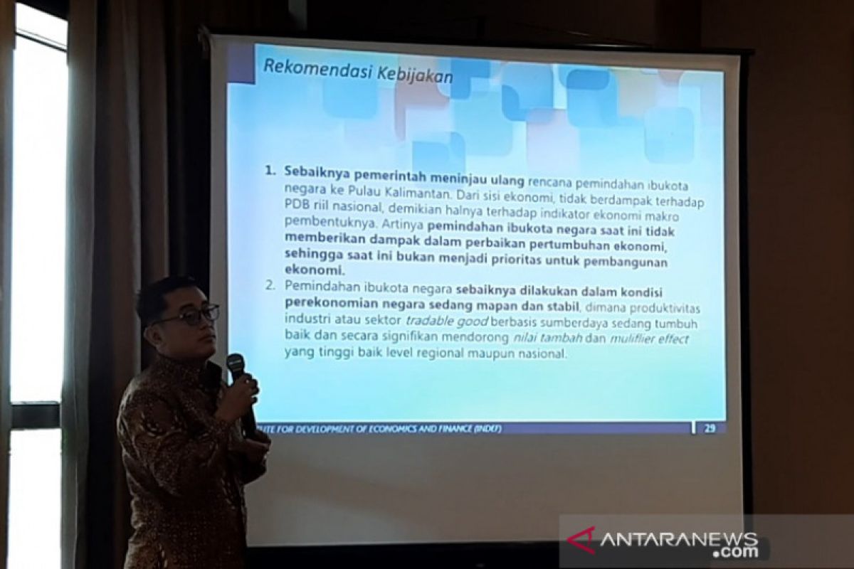 Pindah ibu kota baiknya saat kondisi ekonomi mapan dan stabil