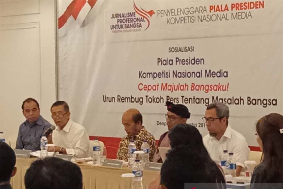 Masyarakat pers Bali dimintai saran jurnalistik melalui Piala Presiden