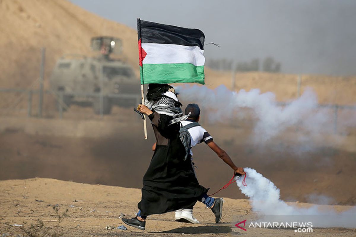 Tentara Israel lukai 75 orang Palestina protes di Jalur Gaza