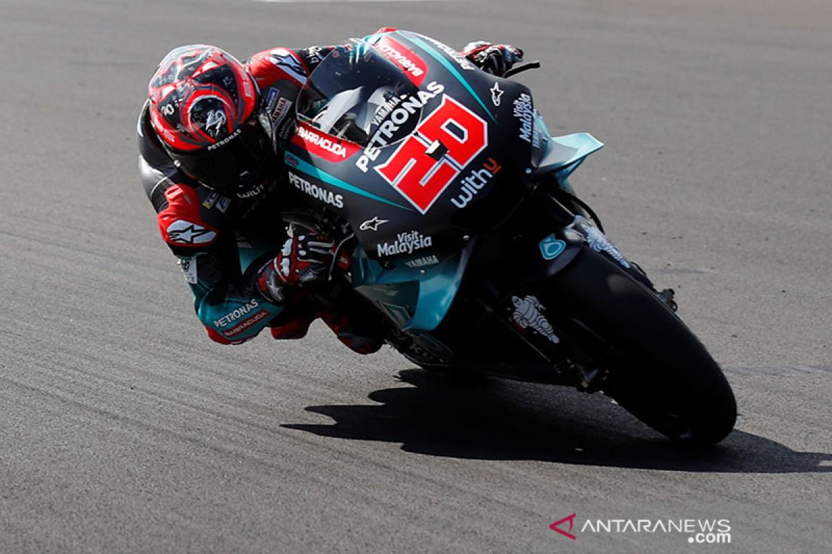 Quartararo kembali pecahkan rekor, Rossi ungguli Marquez di FP3