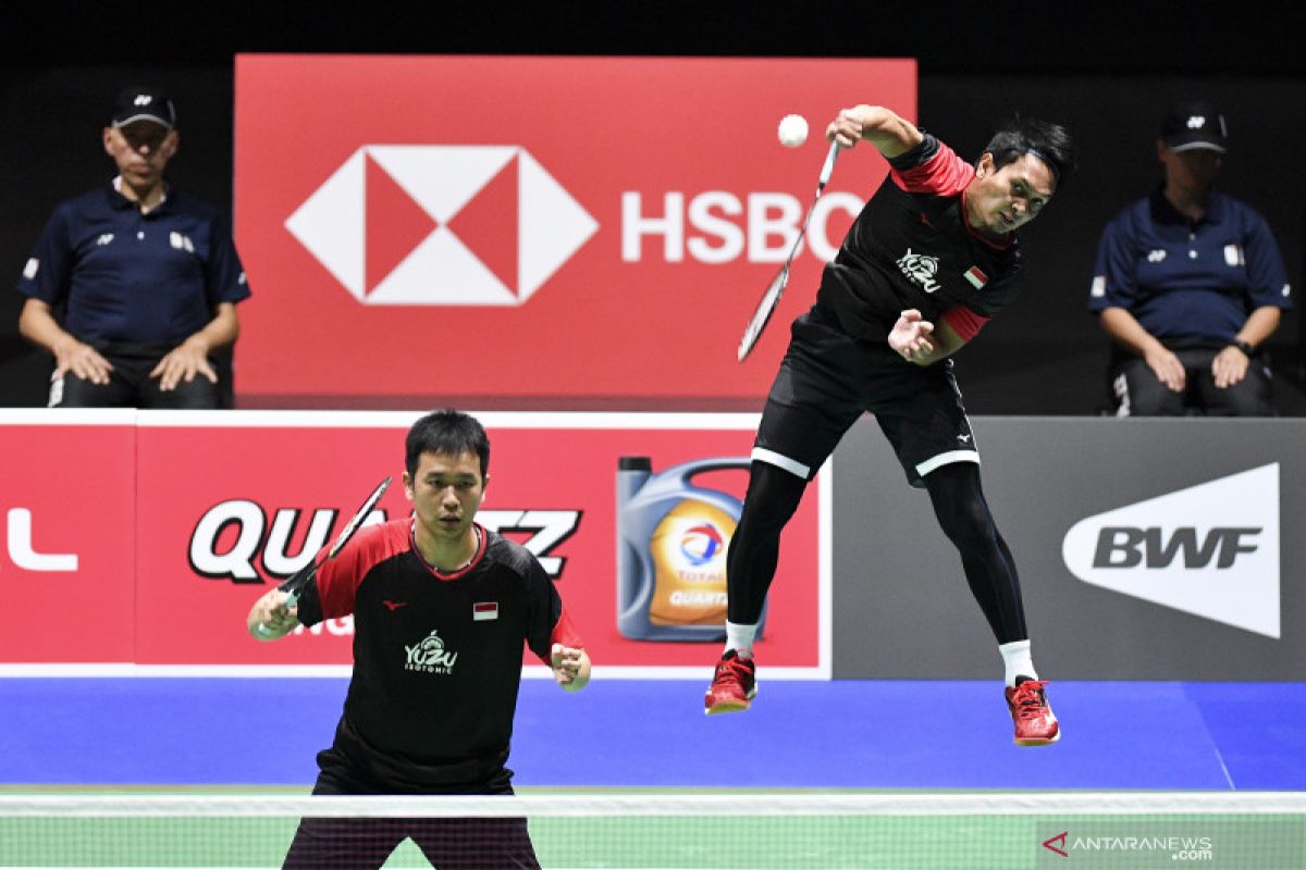 Hendra/Ahsan dan Wahyu/Ade lolos ke babak kedua Denmark Open