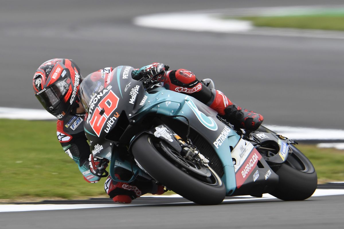 Quartararo pecahkan rekor tercepat FP3 di Silverstone