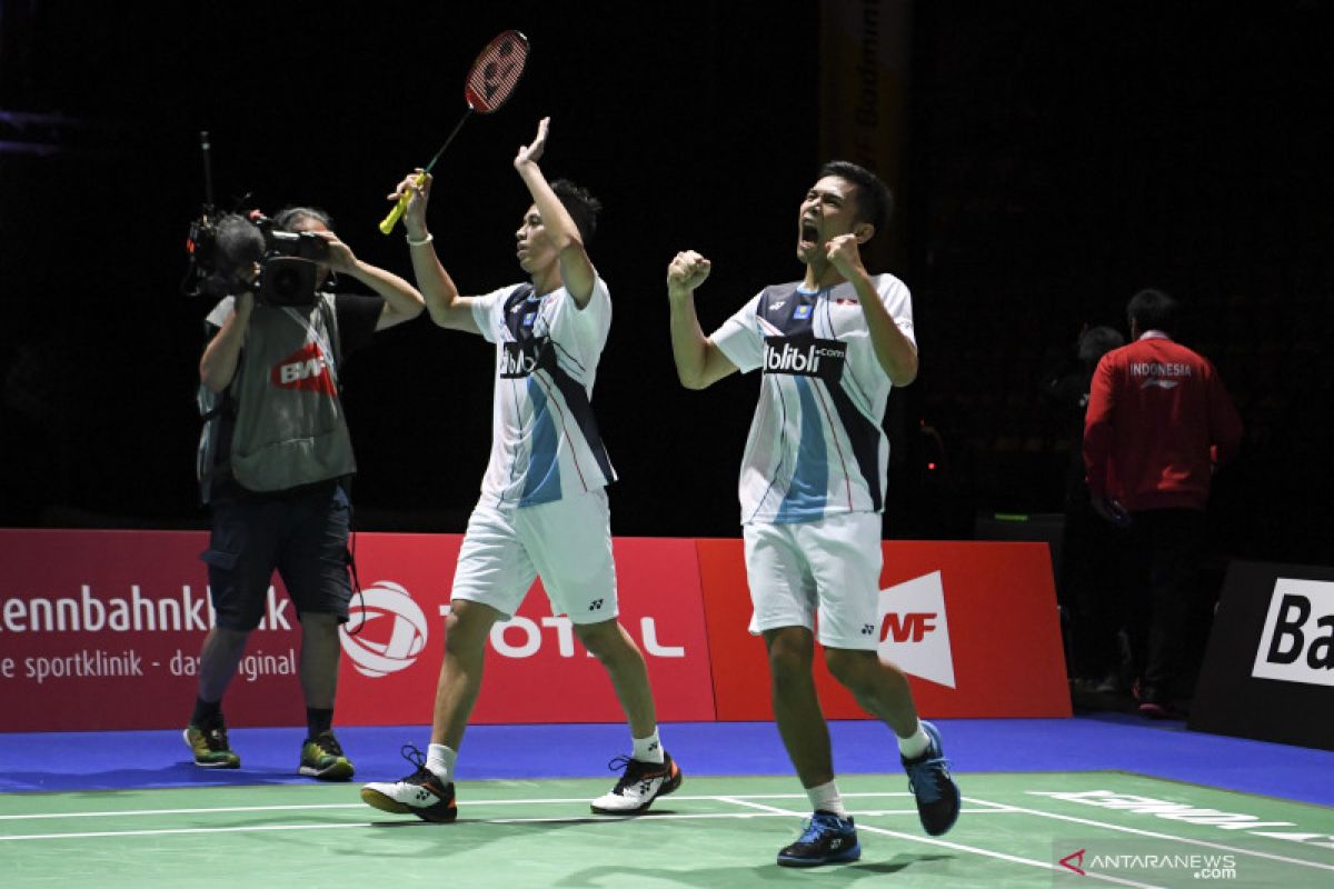 Piala Thomas: Fajar/Rian bawa tim Indonesia melenggang ke babak final