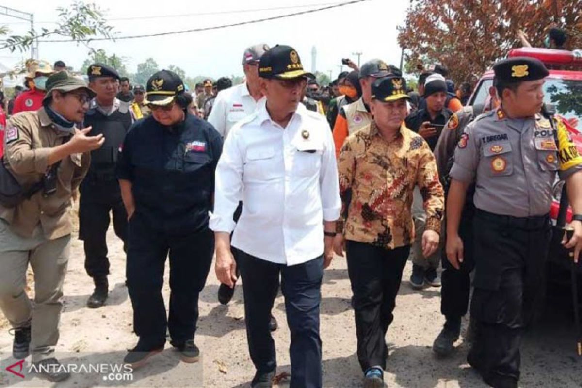 Gubernur Kalteng: Tindak tegas pembakar lahan tanpa pandang bulu