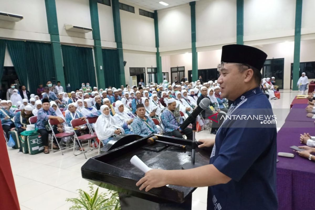 448 Jamaah haji Bangka Belitung tiba di Palembang