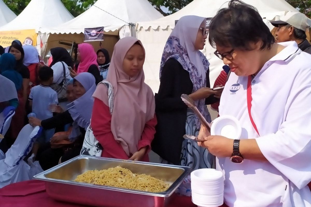 Mie Seruit kreasi kuliner tradisional hadir di Festival Karakatau 2019