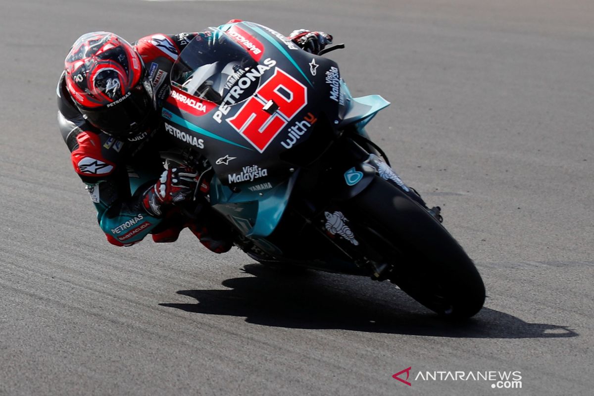 Quartararo ungguli Marquez pada sesi latihan GP Inggris