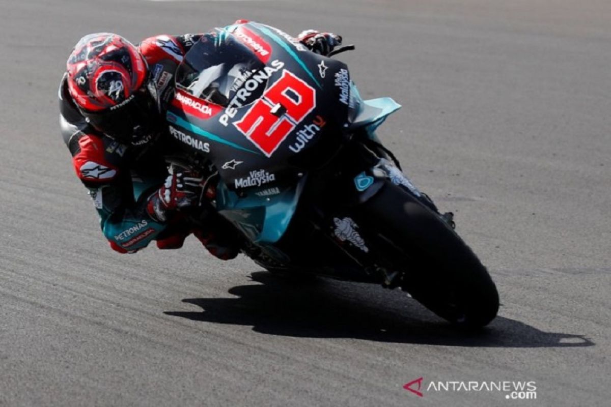 Quartararo berhasil ungguli Marquez pada sesi latihan di GP Inggris