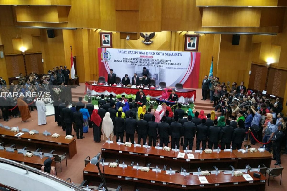 Demokrat-NasDem tak ambil jatah pimpinan alat kelengkapan DPRD Surabaya