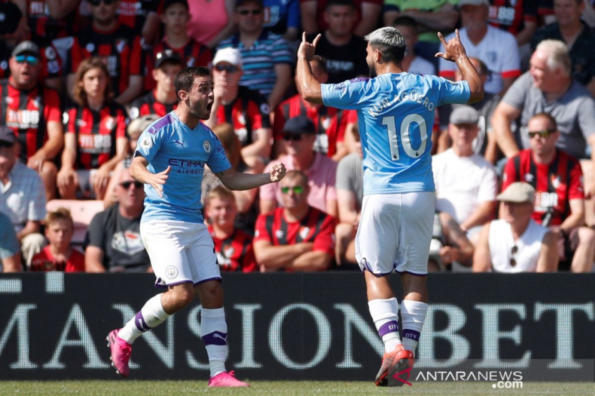 Manchester City menang 3-1  di kandang Bournemouth