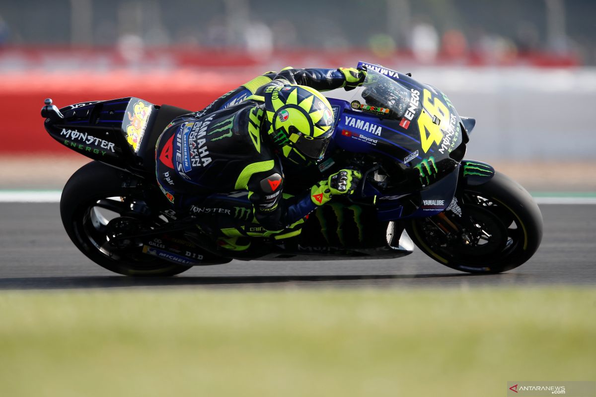 Valentino Rossi beberkan alasan gagal amankan podium di Sirkuit Silverstone