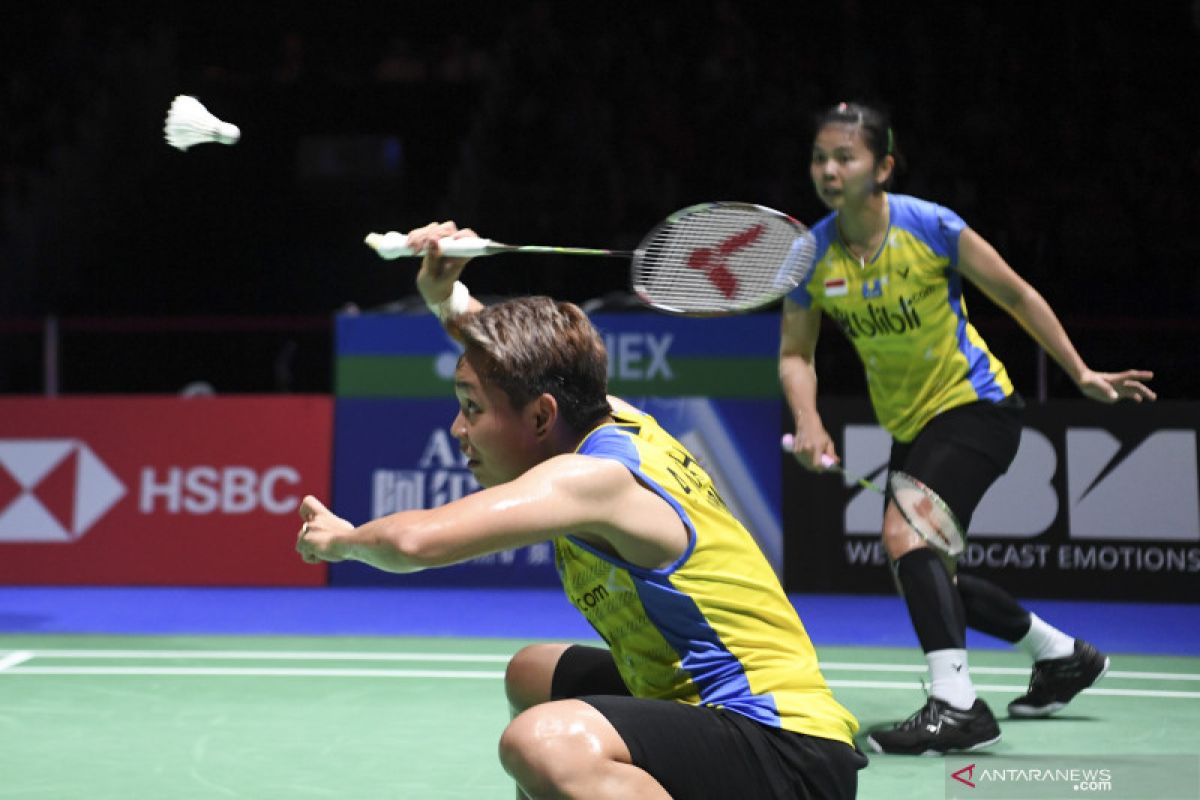 Ganda putri Indonesia Greysia/Apriyani konsentrasi penuh di semifinal Chinese Taipei Open