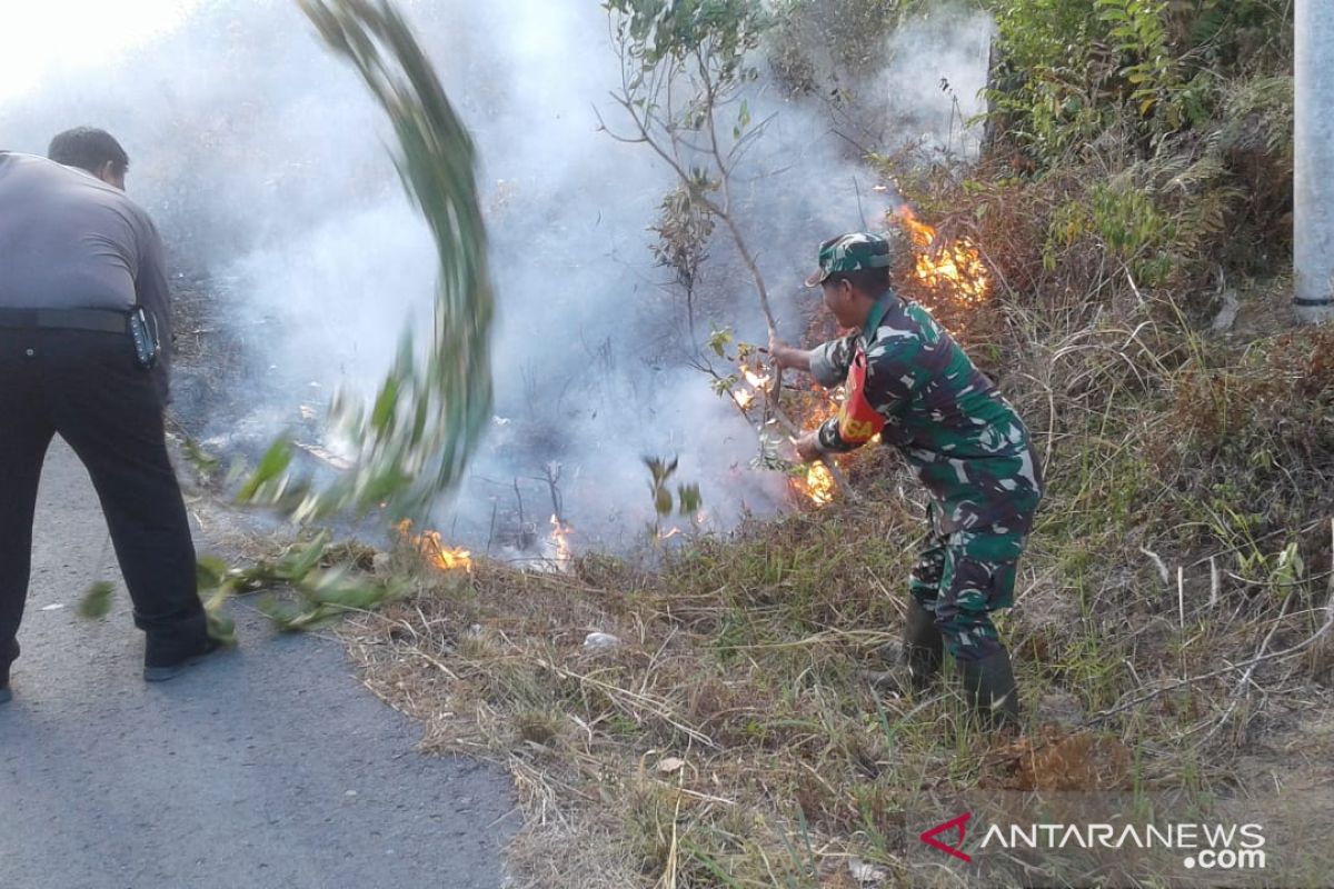 Polres Bangka Barat sosialisasikan pencegahan karhutla