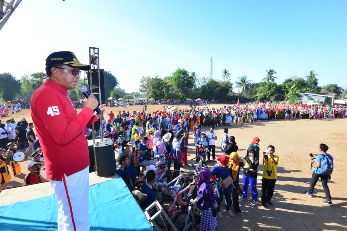 Gubernur Sulsel lepas gerak jalan Juang 2019 di Takalar