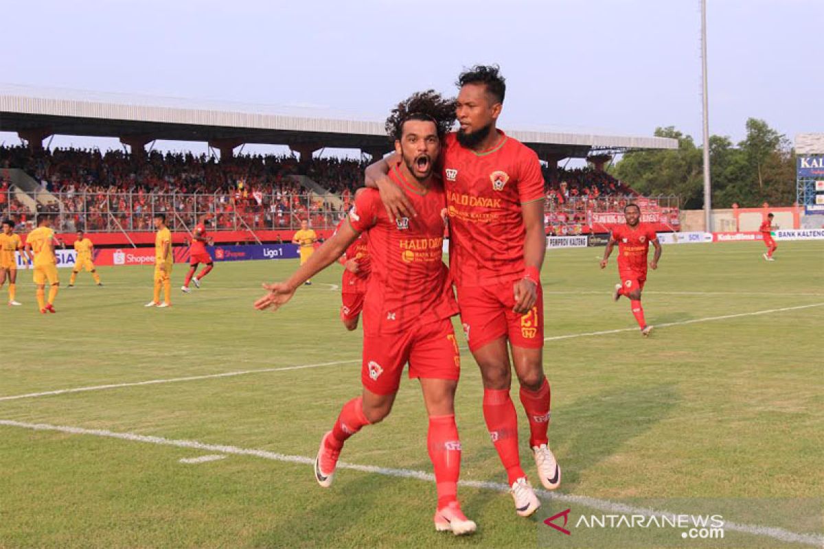 Kalteng Putra menang dramatis atas tim tamu  Bhayangkara FC