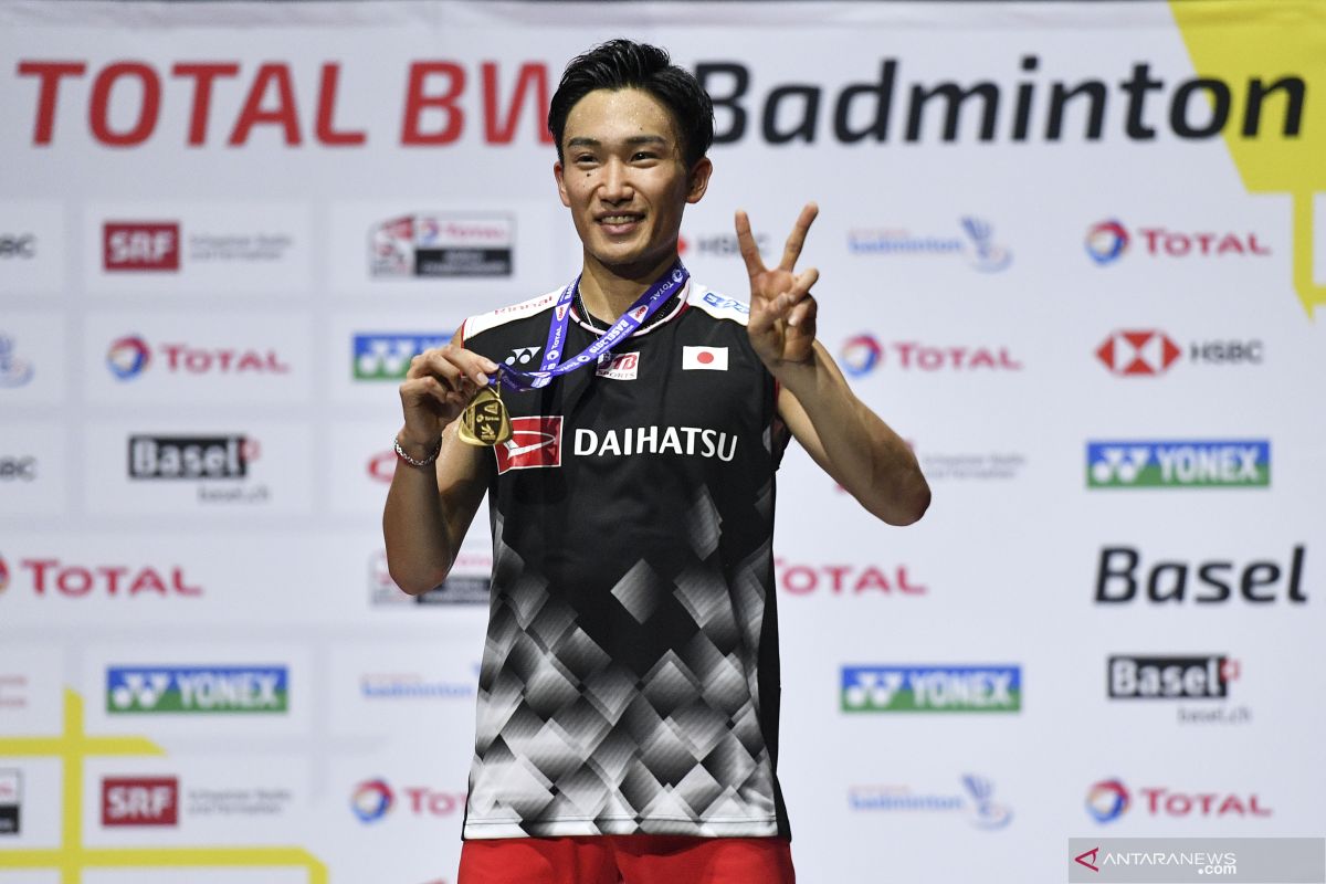 Momota pecahkan rekor tunggal putra dengan gelar terbanyak