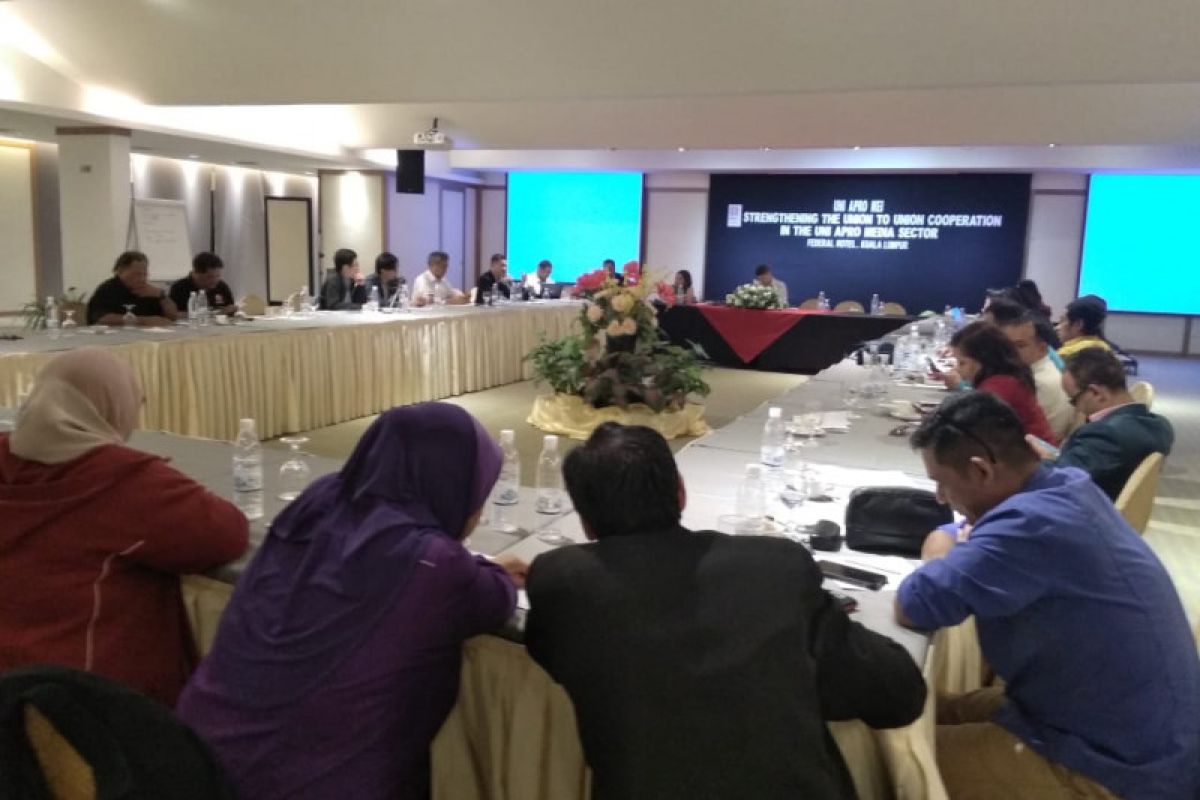 Serikat Pekerja media negara Asia bertemu bahas dampak digitalisasi