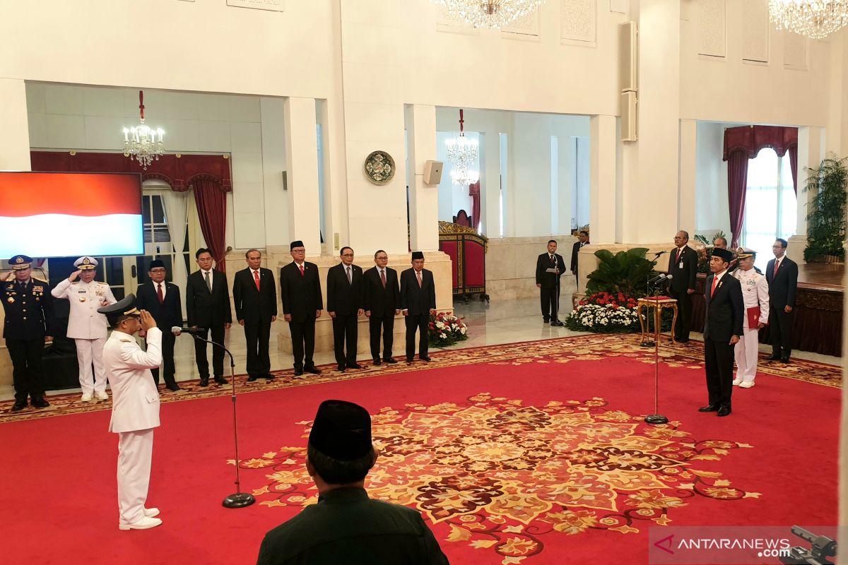 Pallabi inducted as C Sulawesi Deputy Governor by President Jokowi
