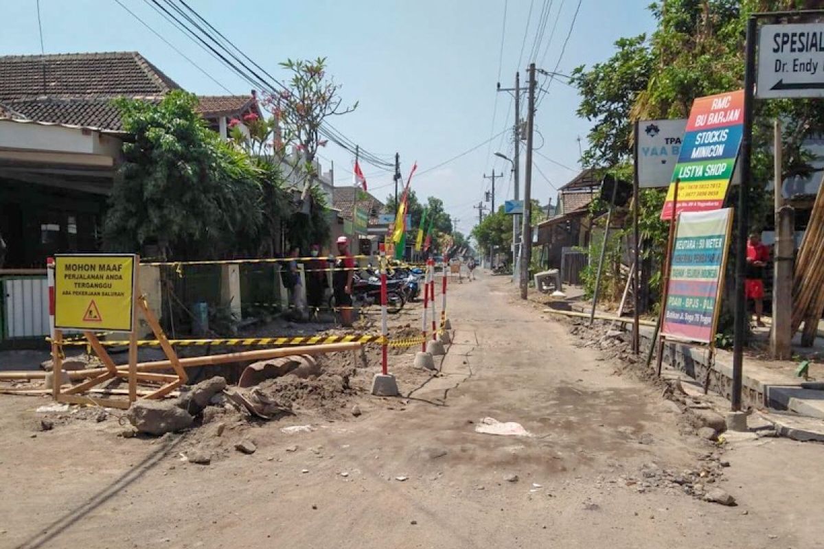 Kelanjutan proyek drainase Soepomo Yogyakarta menunggu konsultasi KPK