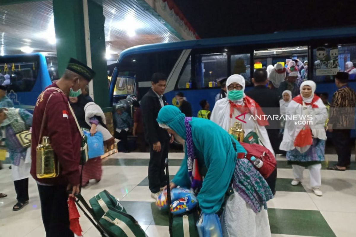 Pemulangan jamaah haji Sumsel berakhir pada kloter 19