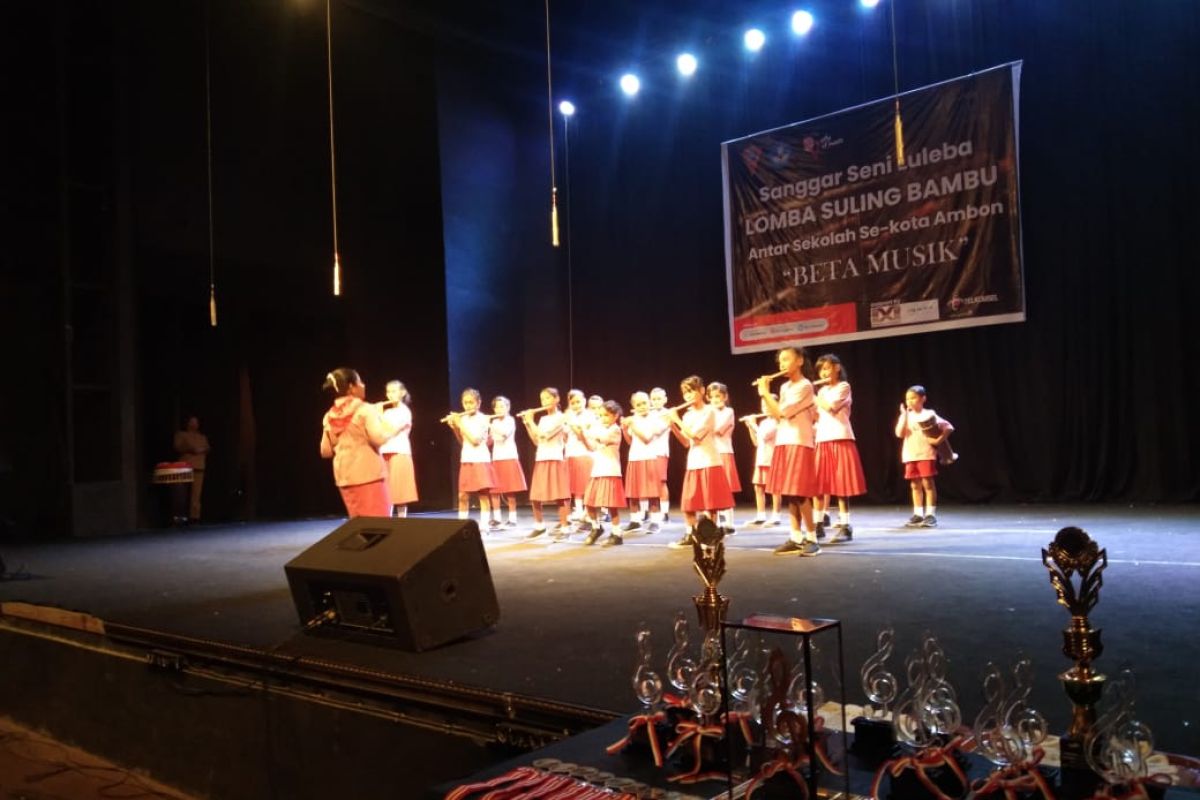 71 peserta ikut festival suling bambu antarSD dan SMP di Ambon