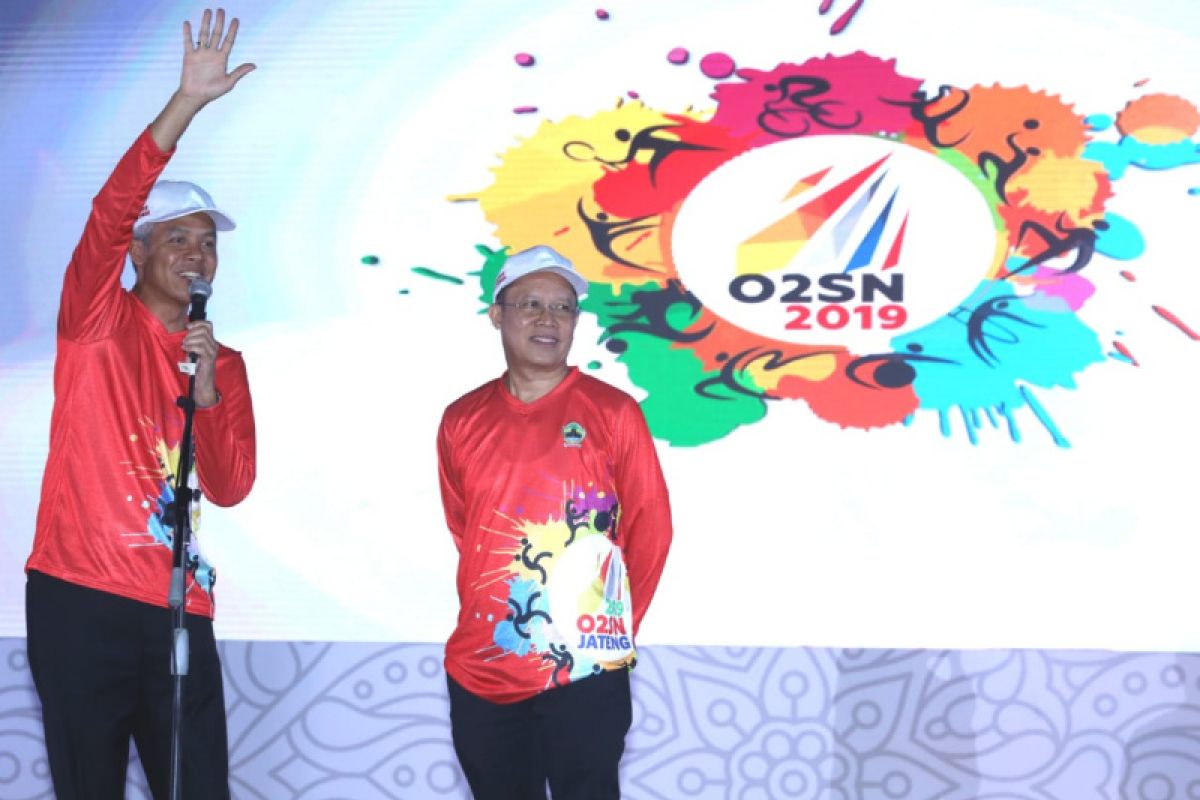 Ganjar berharap O2SN jadi ajang silaturahmi anak bangsa