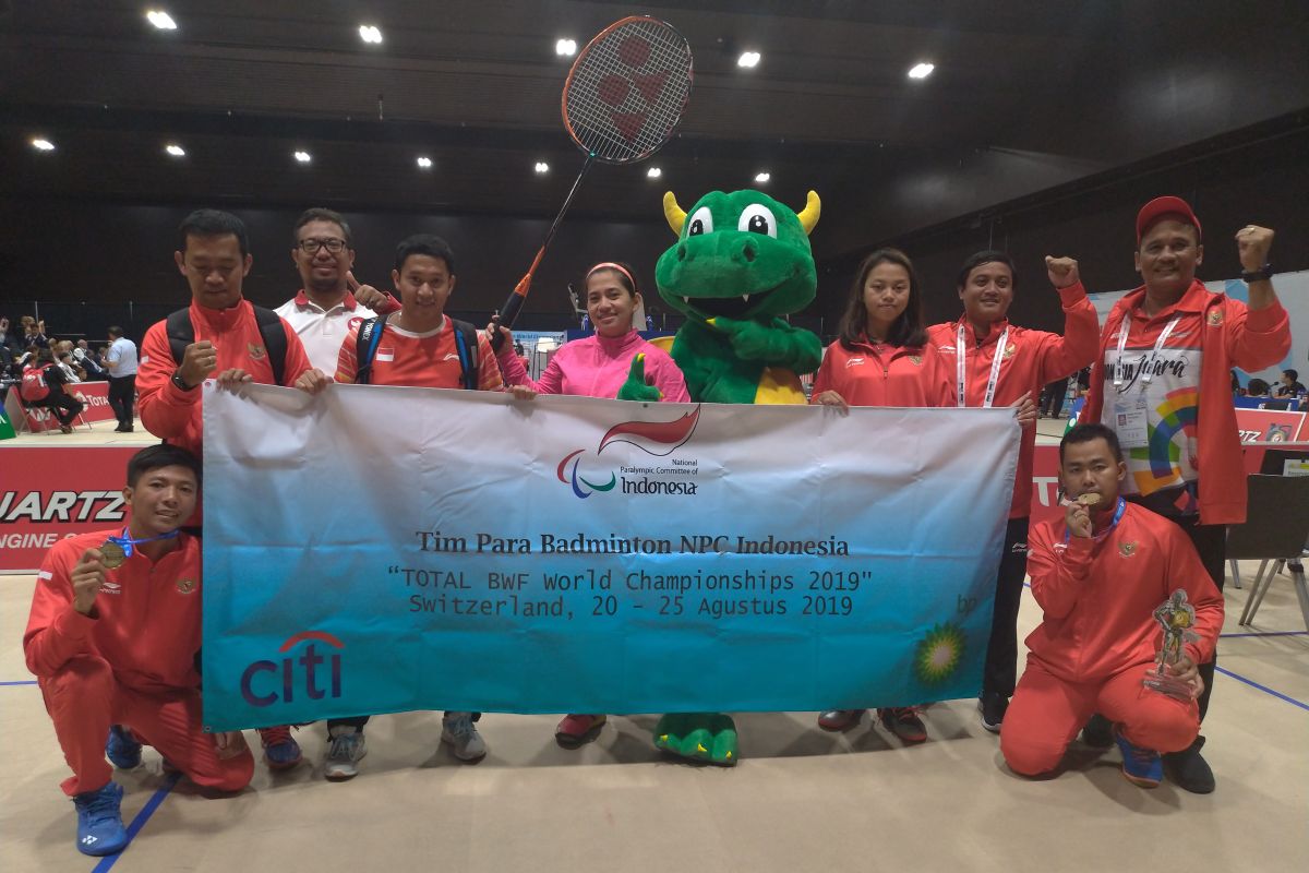 Indonesia secures four golds at Para-Badminton World Championship