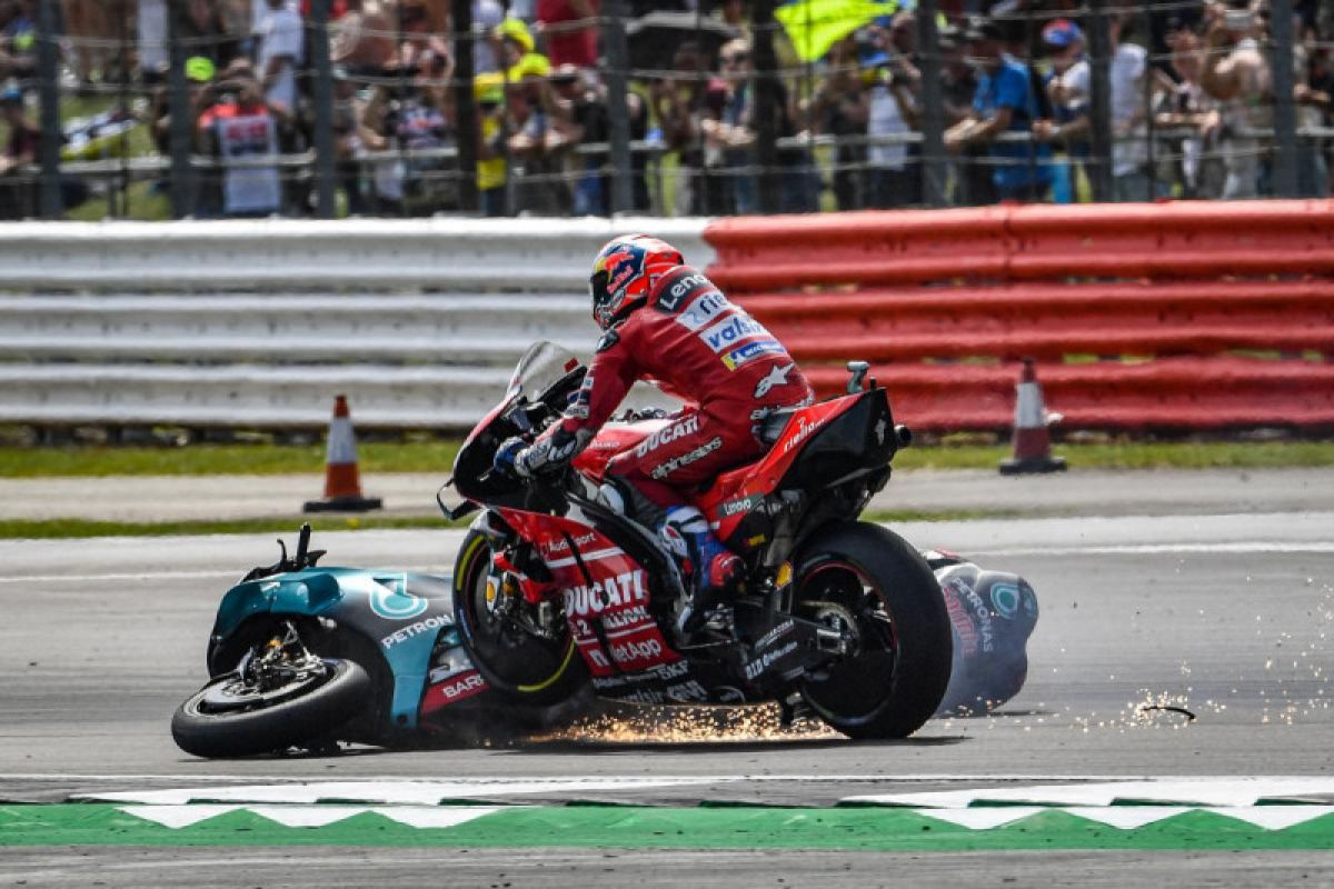 Ini penyebab kecelakaan Quartararo dengan Dovizioso di Silverstone