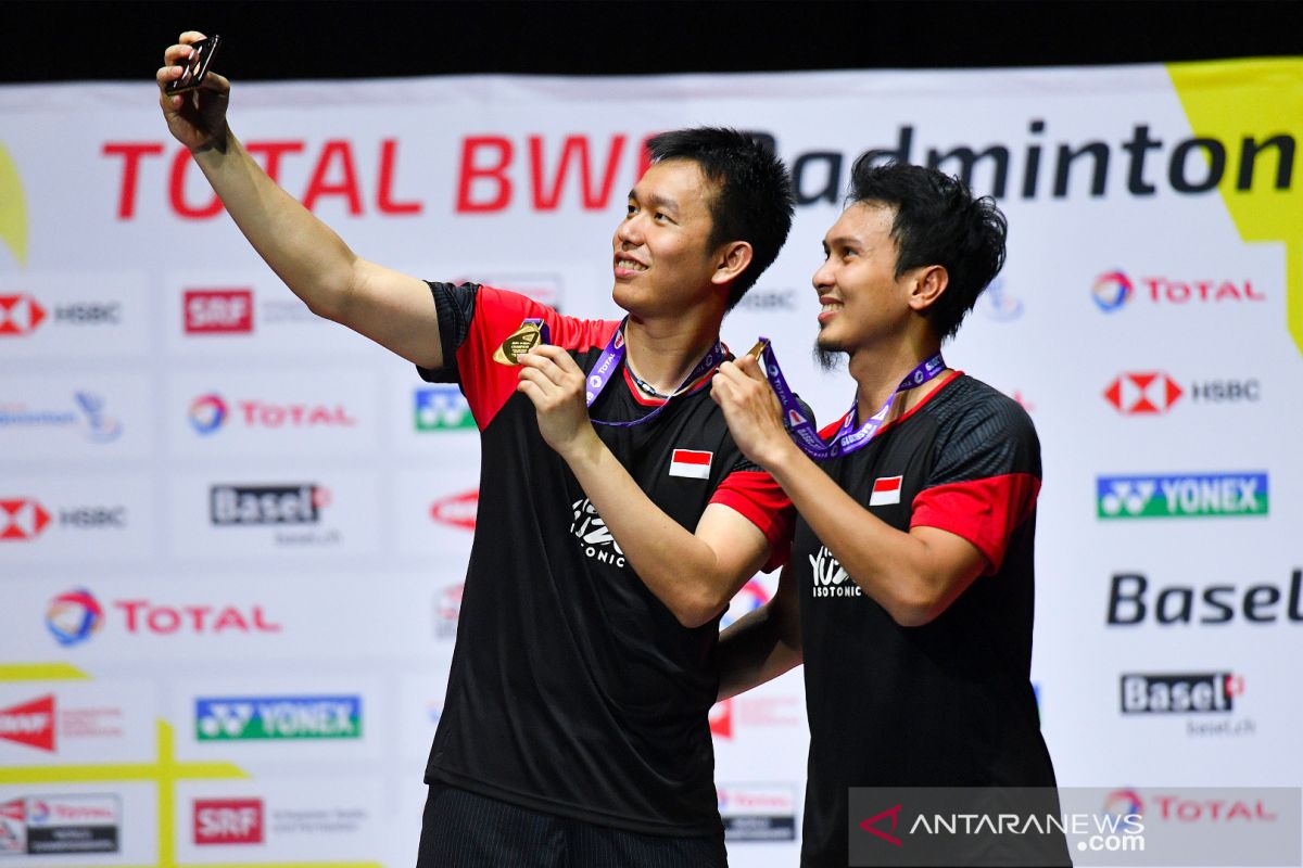 Ahsan/Hendra tak sangka sukses raih gelar All England dan Kejuaraan Dunia