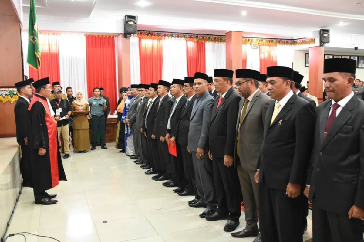 Sebanyak 30 anggota DPRK Aceh Tengah dilantik