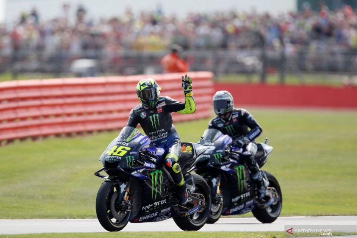 Rossi beberkan alasannya gagal amankan podium di  Silverstone