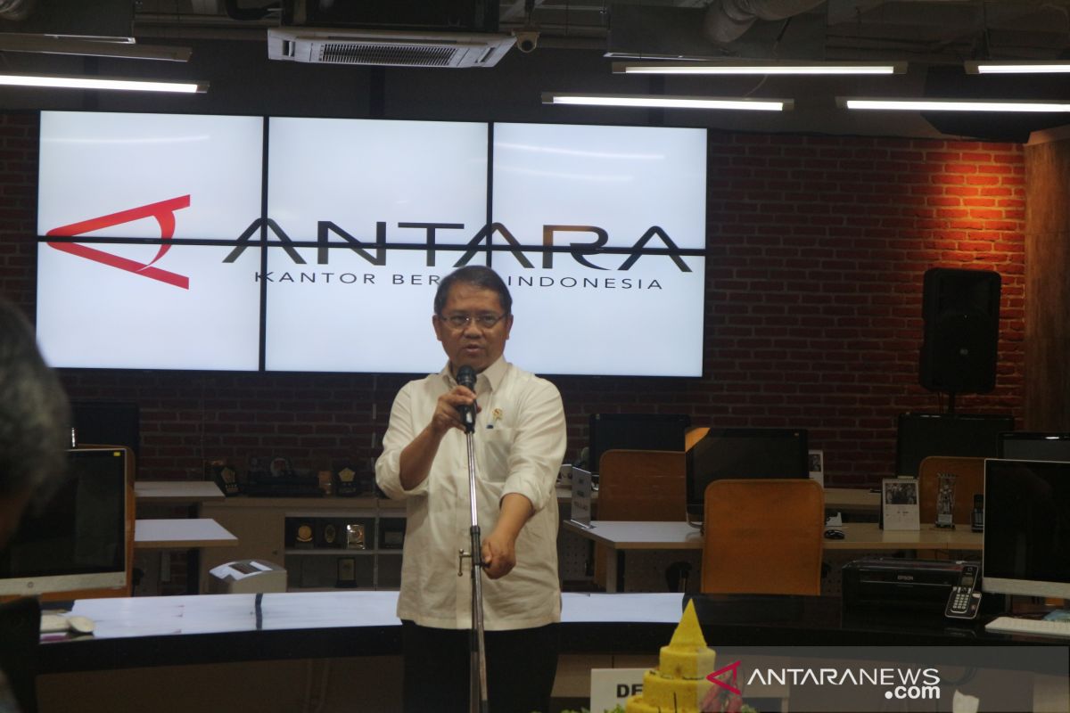Menkominfo: ANTARA integrasikan seluruh "newsroom" kementerian