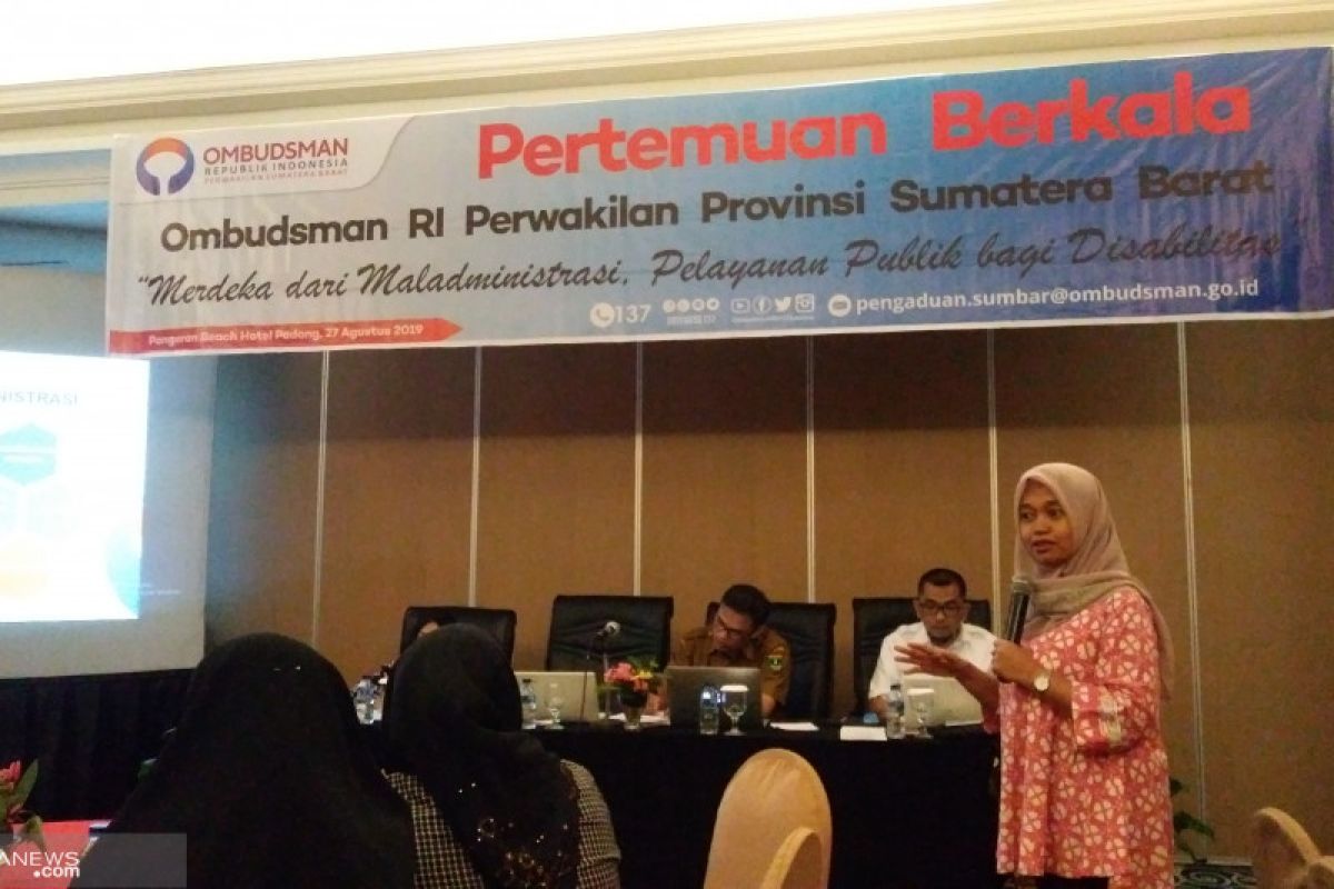 Ombudsman Sumbar: pelayanan publik harus adil bagi semua warga negara