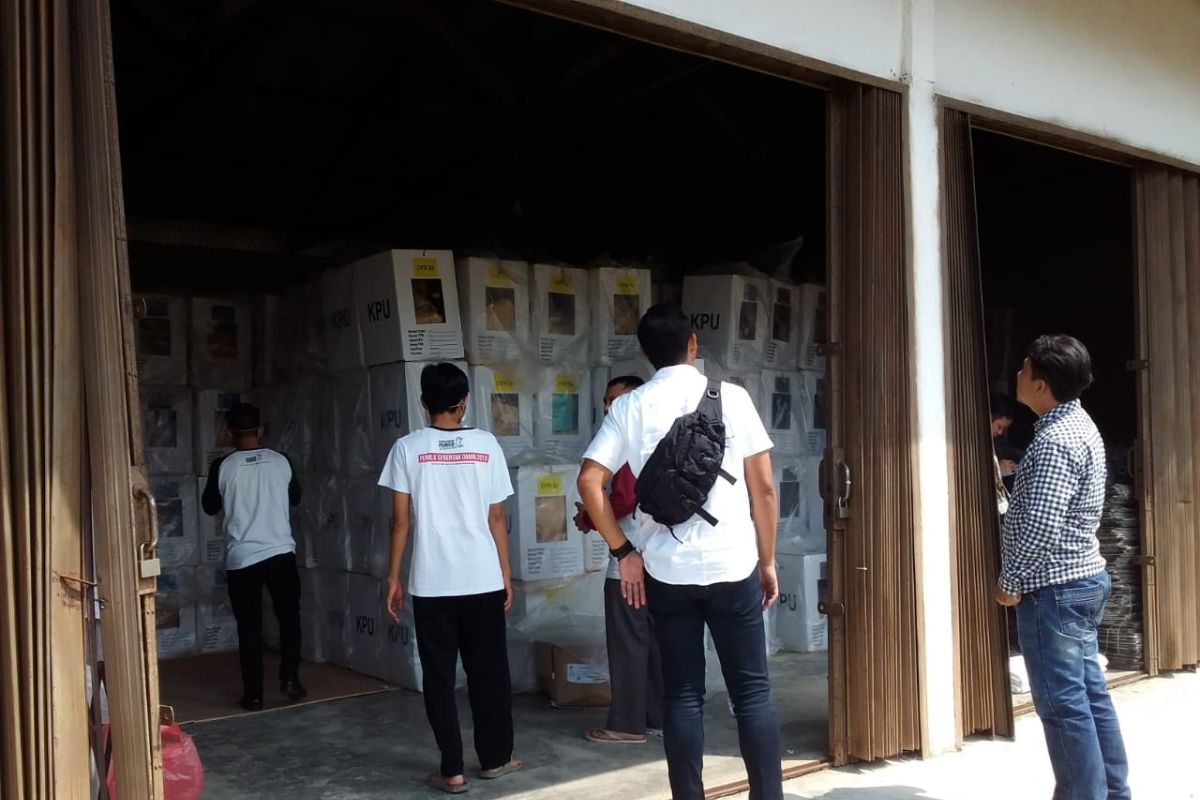 KPU Bangka Tengah bongkar 477 kotak suara Pemilu 2019