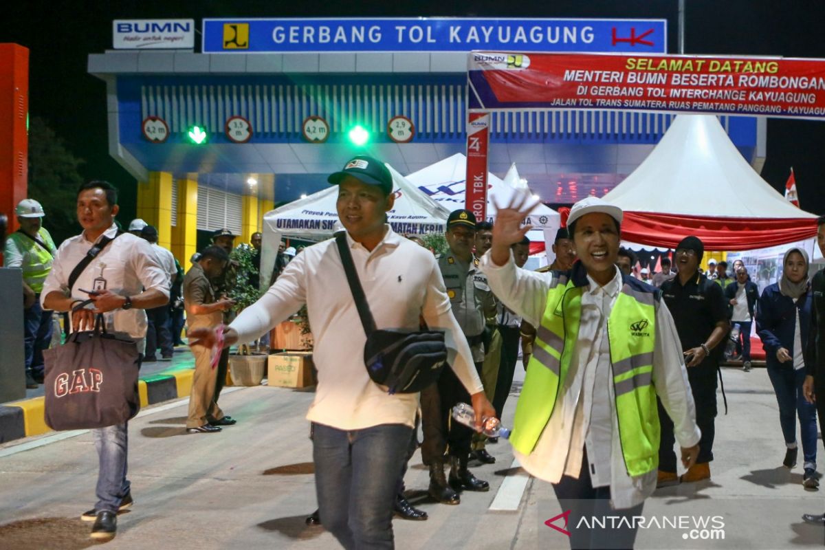 Ruas Tol Bakauheni- Palembang  ditarget selesai akhir September 2019